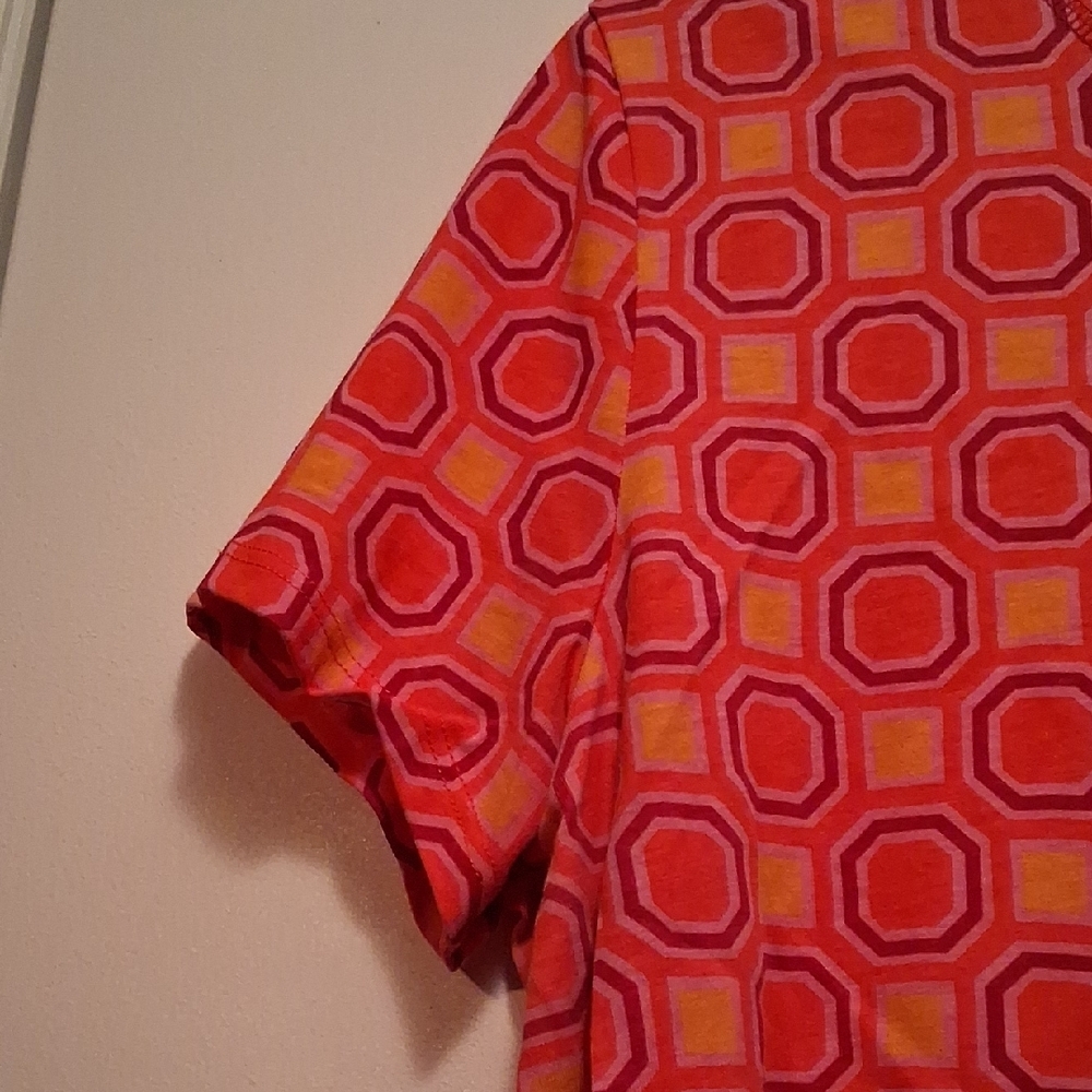 Geometric Patterned Tory Burch Tee - image 3